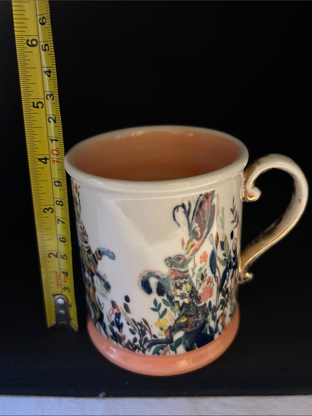 Starla M. Halfmann Dancing Hares Coffee Mug. - Picture 3 of 12